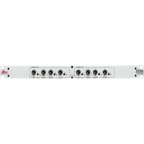 DBX 223XSV STÉRÉO 2 voies croisées mono 3 voies avec connecteurs XLR (démo)