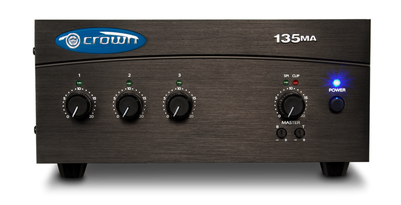 Crown 135MA Three Input 35W Mixer-Amplifier