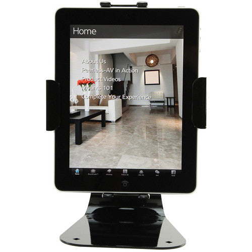 Peerless-AV PTM400S Universal Desktop Tablet Mount with Security Hardware (Black)