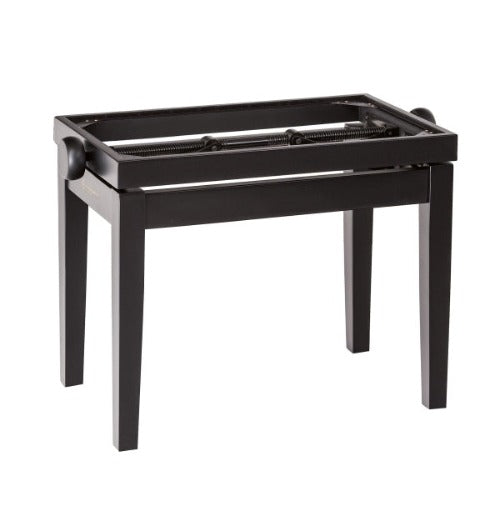 K&M 13700 Wooden Piano Bench Base (Matte Black)