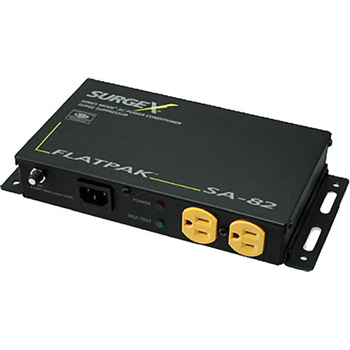 SurgeX SA82-BLK Protector & Power Conditioner for Flat-Panel Monitors