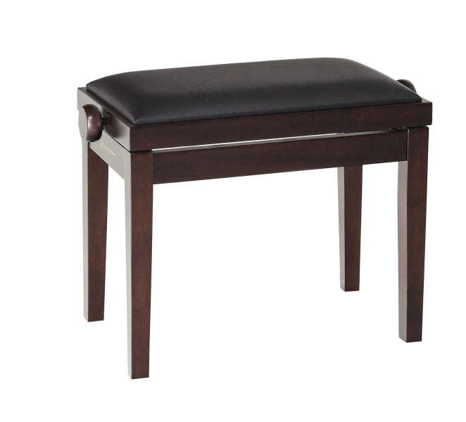 K&M 13730 Wooden Piano Bench Base (Glossy Walnut)