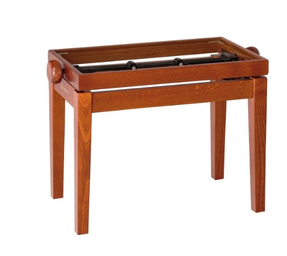 K&M 13740 Base de banc de piano en bois (cerisier mat)