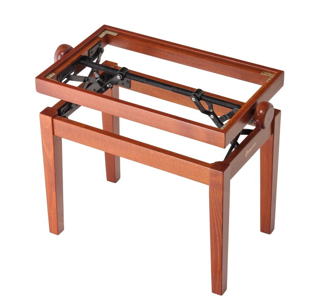 K&M 13740 Base de banc de piano en bois (cerisier mat)