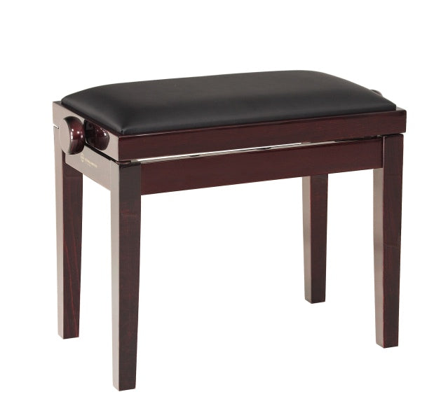 K&M 13751 Wooden Piano Bench Base (Glossy Mahogany)