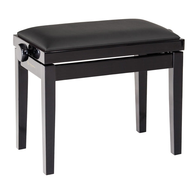 K&M 13820 Leatherette Seat Cushion for Piano Bench Base (Black)