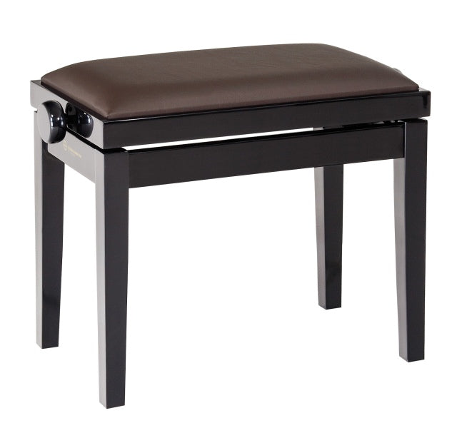 K&M 13841 Coussin de siège en cuir pour base de banc de piano (marron)