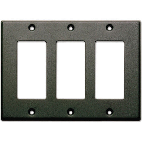 RDL CP-3B Plaque de couverture triple slot (noir)