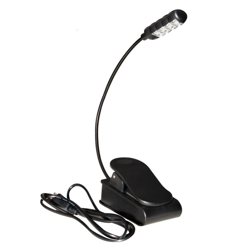 Lampe à pince USB à tête unique LED2214 sur scène