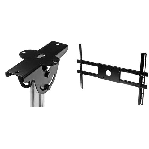 Peerless-AV MOD-FPSKIT150-B Modular Series Ceiling Mount Kit for 39 to 75" Flat-Panel Displays (Black)