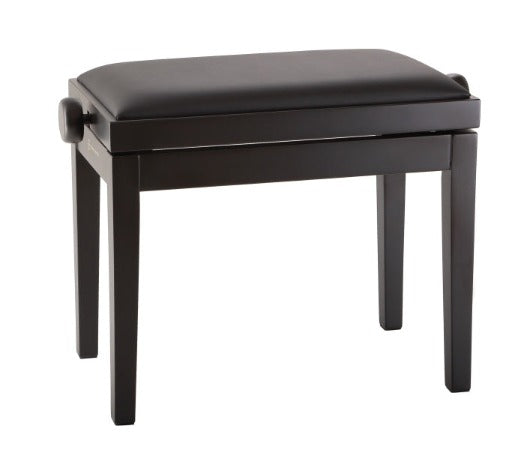 K&M 13970 Piano Bench w/Black Leatherette Seat (Black Matte)