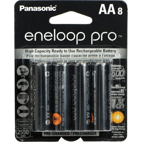 Panasonic Eneloop Pro BK3HCCA8BA AA Rechargeable NiMH Batteries