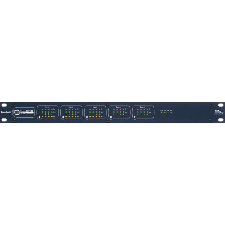 BSS BLU-100 12x8 Signal Processor with BLU Link