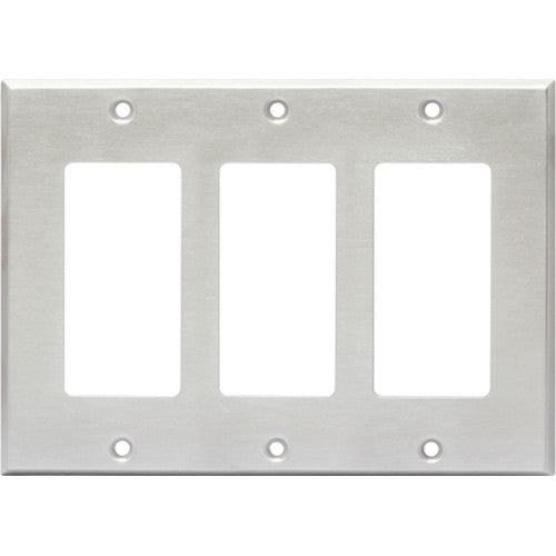 RDL CP-3S Triple Cover Plate (Stainless Steel)