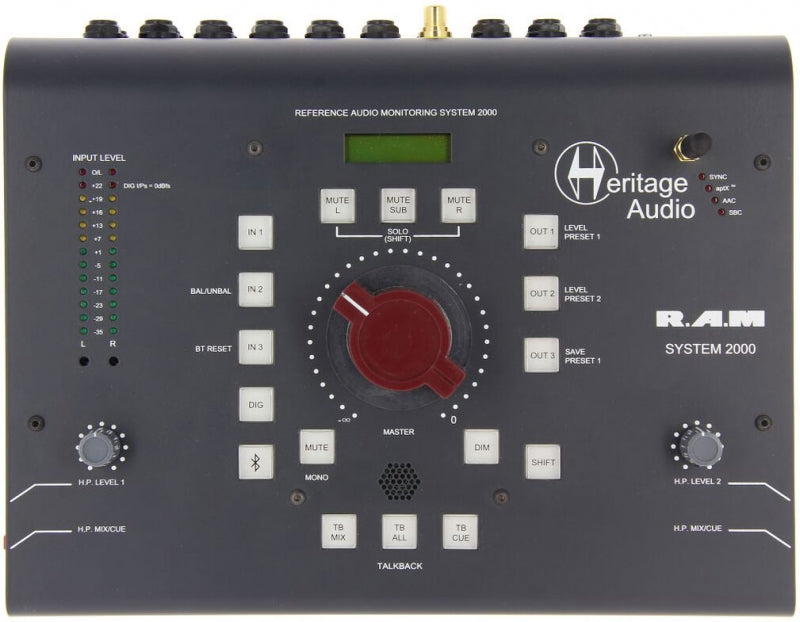 Heritage Audio RAMSYSTEM2000 Système de surveillance de bureau avec Bluetooth 