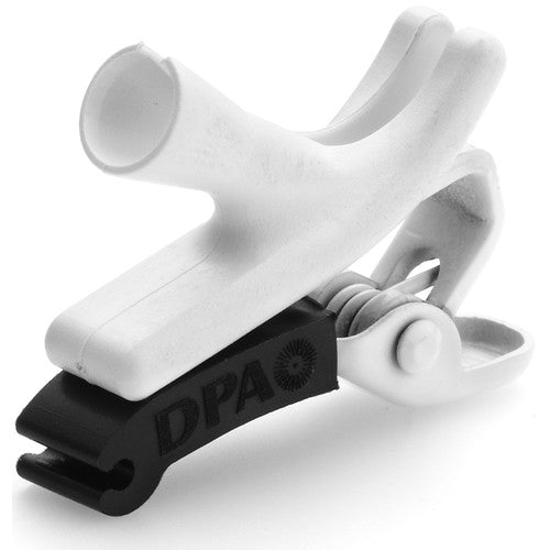 DPA SCM0017-W Clip incurvé pour microphones cravate série 4060 (blanc)