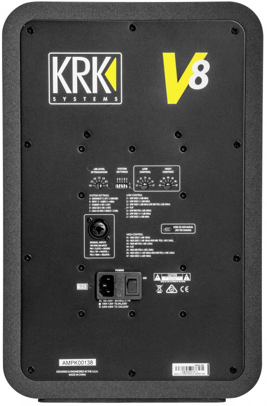 KRK V8S4 V Series - 230W 8 Moniteur de référence alimenté (Demo)