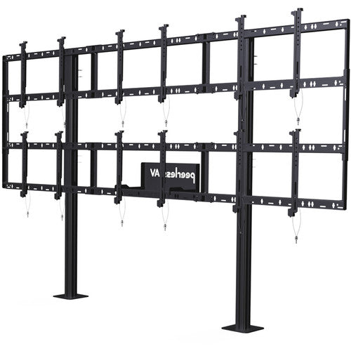 Peerless-AV DS-S555-3X2 Modular Video Wall Pedestal Mount for 46 to 55" Displays (3x2 Configuration)