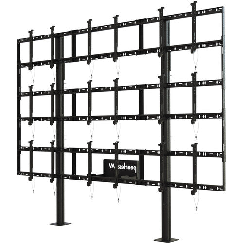Peerless-AV DS-S555-3X3 Modular Video Wall Pedestal Mount for 46 to 55" Displays (3x3 Configuration)