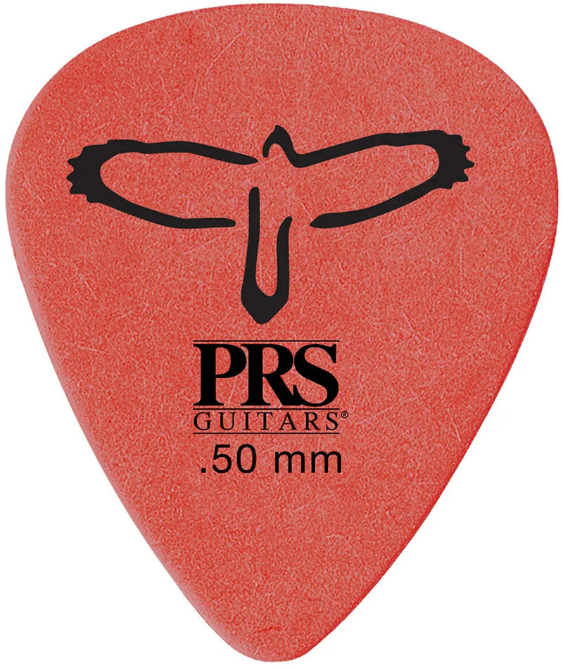 PRS 12 Delrin Picks 0.5mm (Red)