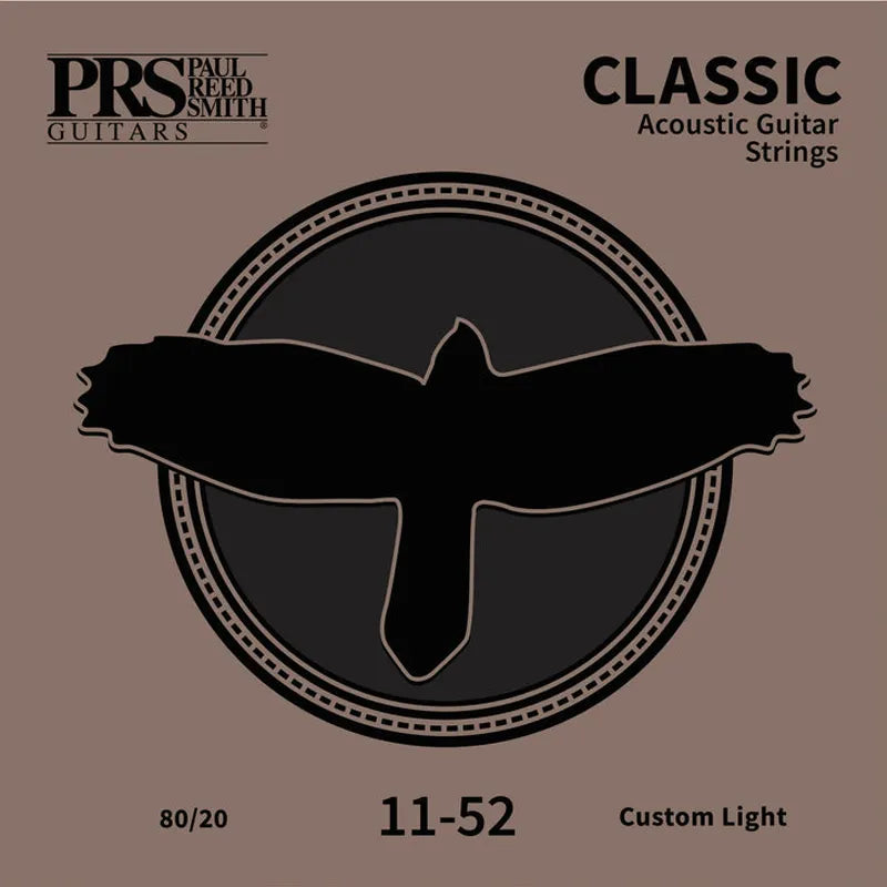 Cordes de guitare acoustique classique PRS 80/20 - Custom Light .011 - .052