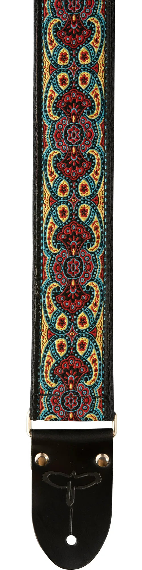 PRS Retro Deluxe Jacquard Guitar Strap 2" (Black/Red)