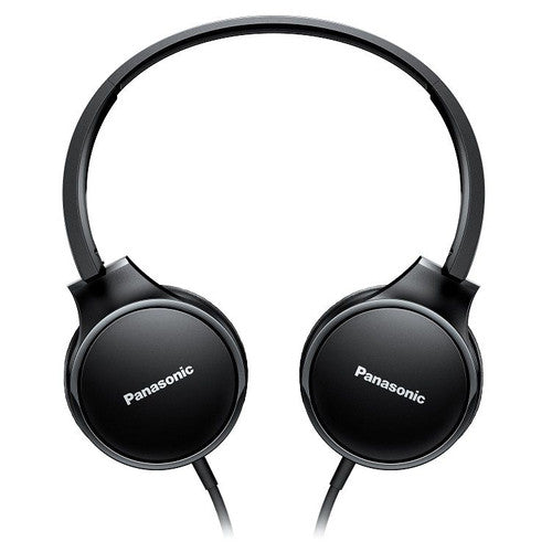 Panasonic RP-HF300M-K Lightweight On-Ear Headphones w/ Mic & Controller - Black