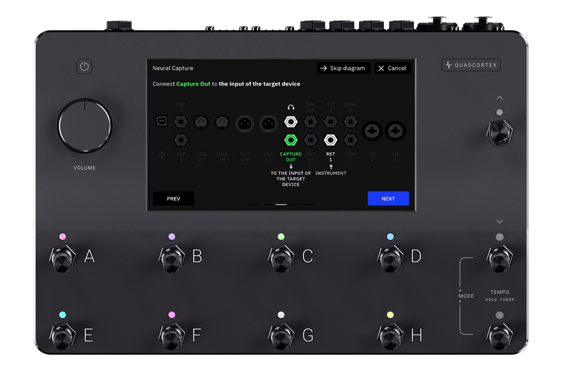 Neural DSP QUAD CORTEX Quad-Core Digital Effects Modeler/Profiling Floorboard + FREE Gig Case (Bundle)