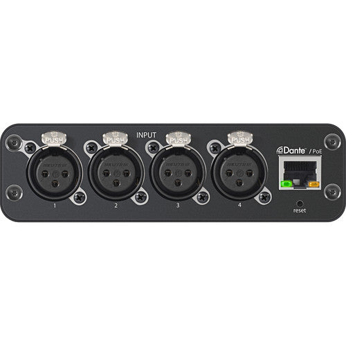 Shure ANI4IN-XLR 4 Input Dante Audio Network Interface