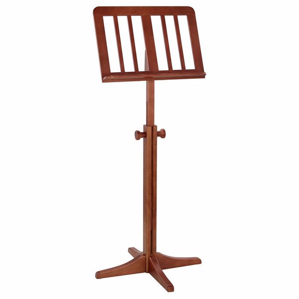 K&M 116/1 4-Leg Wooden Music Stand (Walnut)