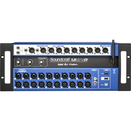Soundcraft UI-24R Channel Digital Mixer Enregistreur USB multipiste avec contrôle sans fil (DEMO)