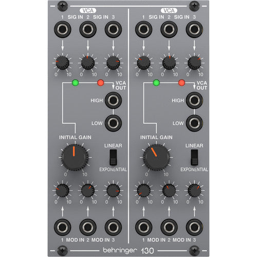 Behringer 130 Dual VCA Eurorack Module (démo)