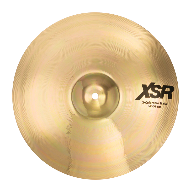 Sabian XSR1402L/2B XSR X-Celerator Bottom Hi Hat Cymbal Only Brilliant Finish - 14"