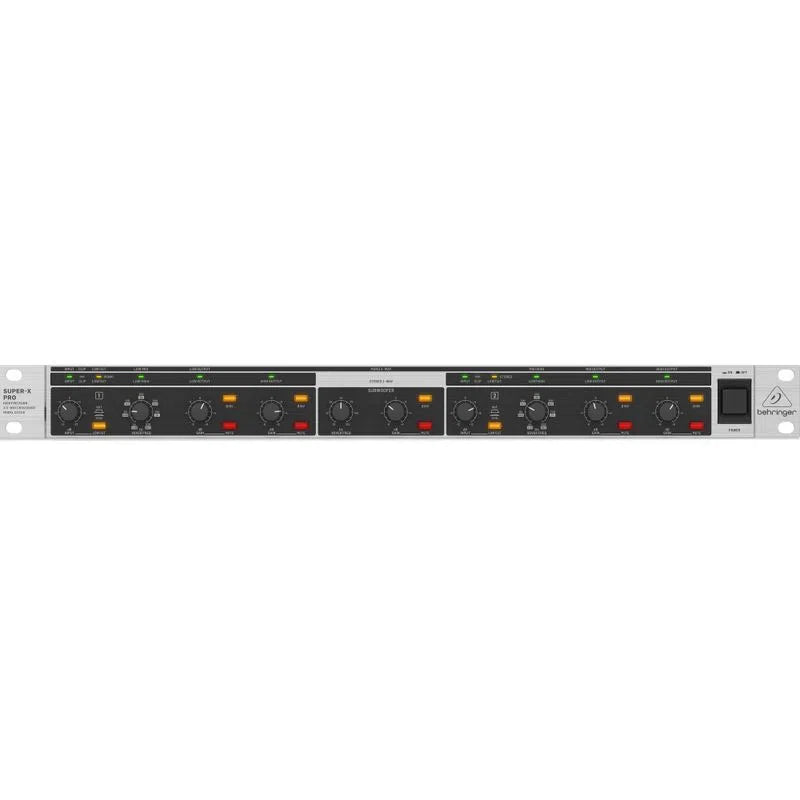 Behringer CX2310 V2 - SUPER-X PRO Stereo 2-Way/Mono 3-Way Crossover with Subwoofer Output (DEMO)