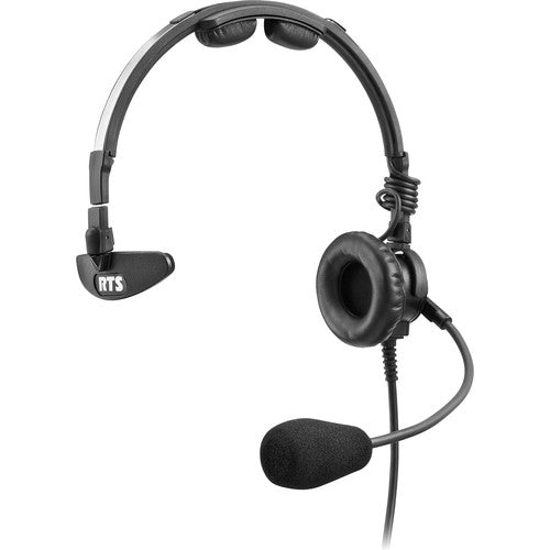 RTS LH-300 Lightweight RTS Single-Sided Broadcast Headset (3.5mm TRRS Connector, Electret condenser Microphone)