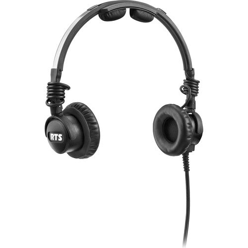 RTS LH-302 Lightweight RTS Double-Sided Broadcast Headset (1/4" Connector, No Microphone)