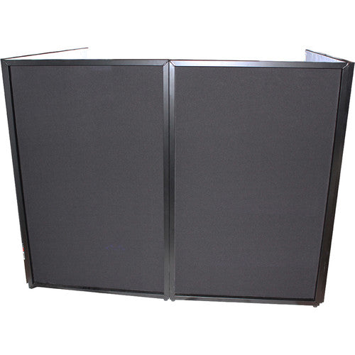 ProX XF-4X3048BMK2 4 Panel DJ Facade (Black Frame)