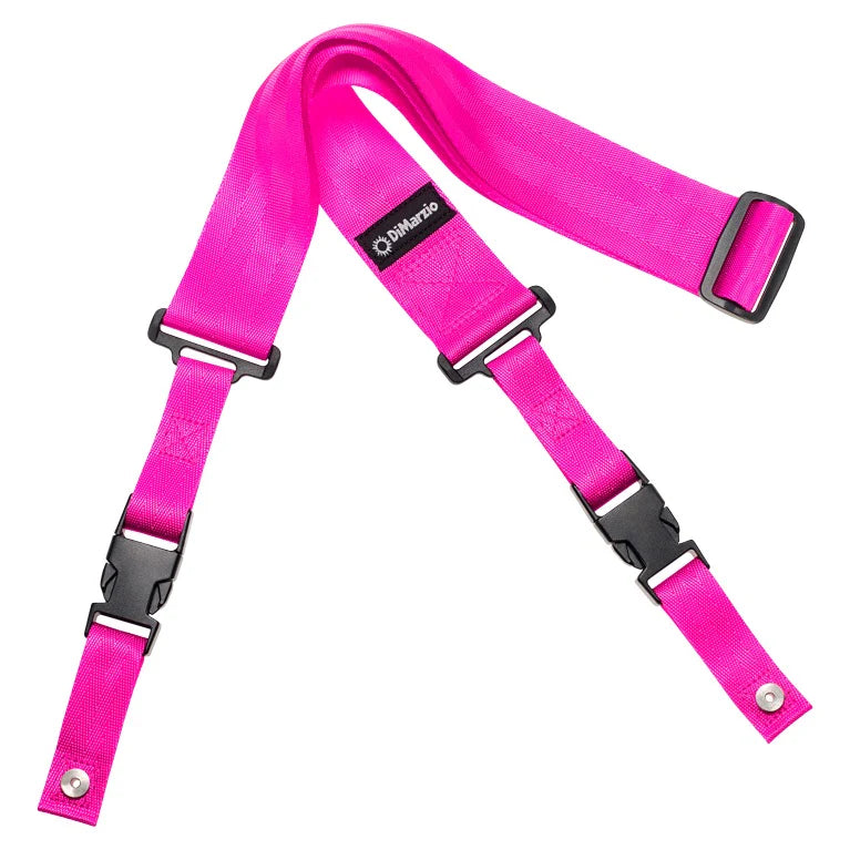 DiMarzio DD2200PK Nylon ClipLock Guitar Strap (Pink)
