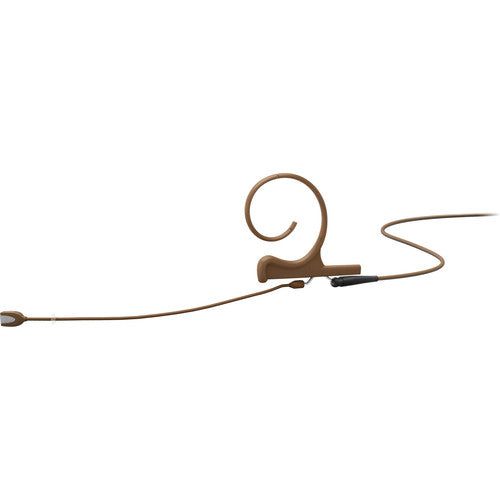 DPA Microphones d:fine Core 4188 Slim Directional Flex Earset Mic w/100mm Boom and MicroDot Connector (Brown)