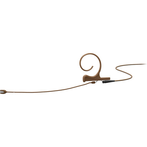 DPA Microphones d:fine Core 4188 Slim Directional Flex Earset Mic w/120mm Boom and 3-Pin LEMO Connector (Brown)