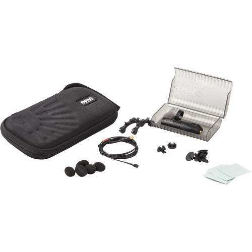 DPA KIT-4061-OC-IMK 4061 CORE Microphone omni-cravate basse sensibilité avec kit d'accessoires pour instruments (noir)