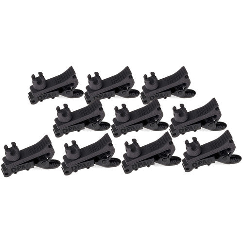 DPA SCM0013-BX Clip 4 voies pour microphones (paquet de 10, noir)