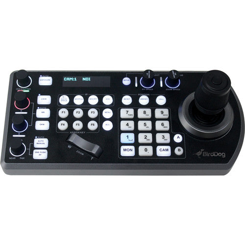 BirdDog BDP400BUNDLE-WBB 3 x P400 4K Full NDI PTZ Cameras and PTZ Keyboard Kit (1 x White, 2 x Black)