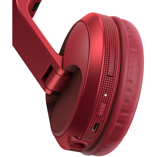 Pioneer DJ HDJ-X5BT Écouteur de DJ sur-auriculaire avec Bluetooth - rouge