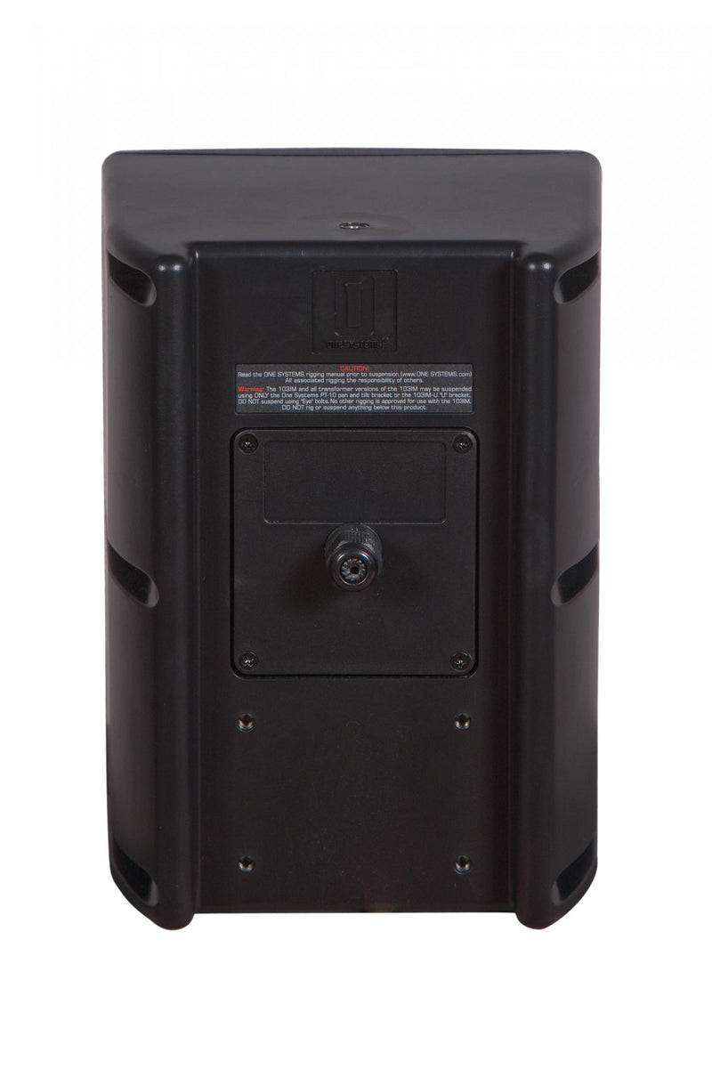 One Systems 104.HTH-BLACK Système de haut-parleurs haute performance Platinum Hybrid Series Direct Weather – 4,5" (Noir)