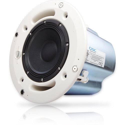 Q-SYS AD-C821R Ceiling Mount Speaker with Sealed Enclosure (White) - 8"