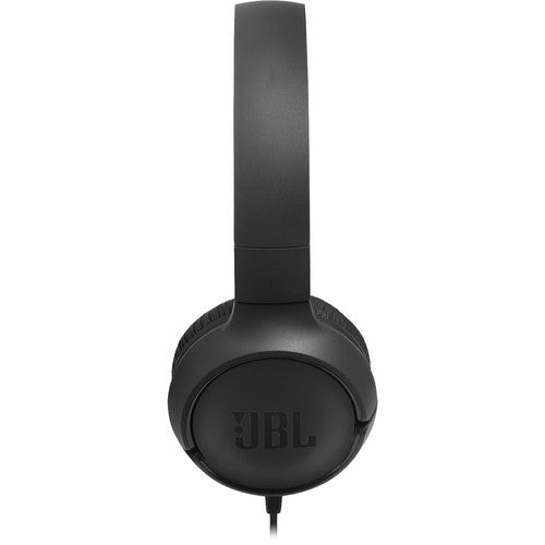JBL TUNE 500 Wired On-Ear Headphones (Black)