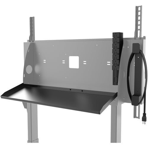 Peerless-AV SR598ML3E SmartMount Motorized Height Adjustable Flat Panel Cart for 42" to 86" Interactive Displays