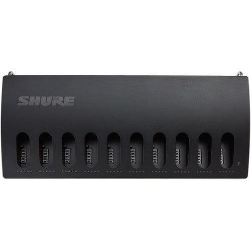 Shure MXCWNCS-US 10-Bay Networked Charging Station for SB930 Batteries