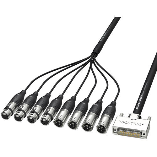 ALVA AES25-4F4MPRO1 Digital Breakout Cable D-Sub25 Male to 8 XLR